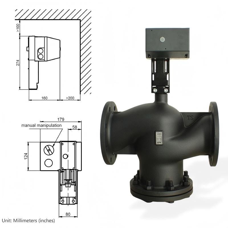 Électrovanne Eau 3 tableau de spécifications techniques électrovanne eau avec paramètres détaillés