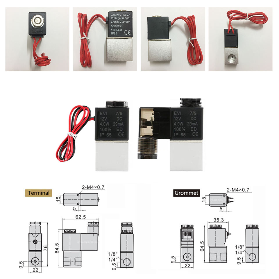 Gamme électrovannes MAIKONG hydraulique pneumatique gaz applications