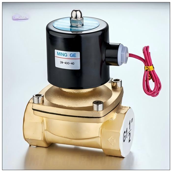 Électrovanne hydraulique industrielle haute pression avec bobine électromagnétique