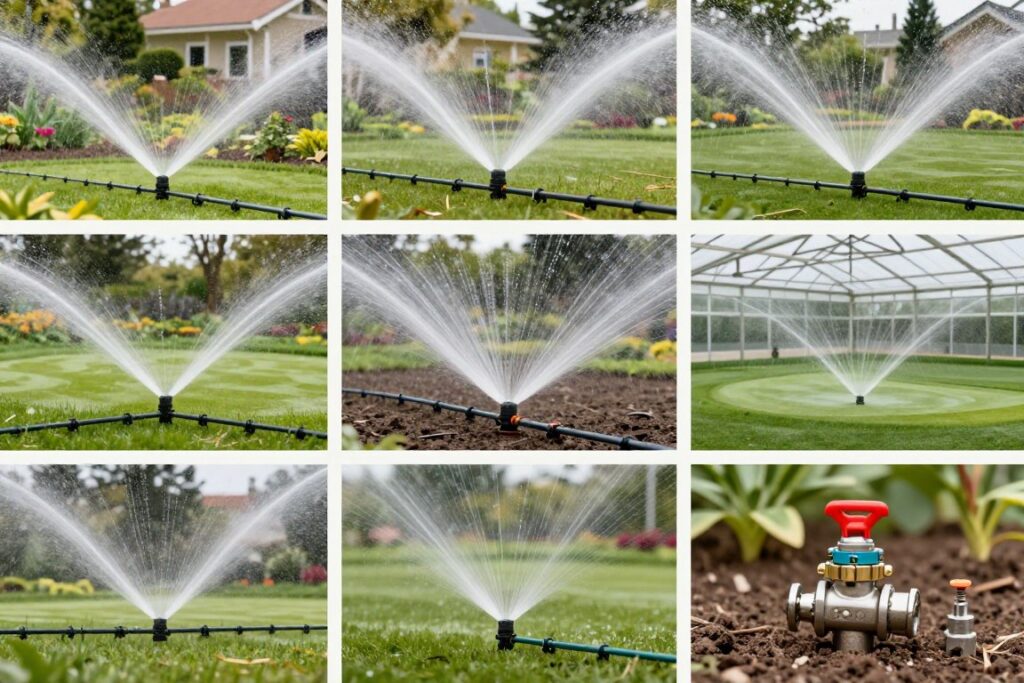Applications diverses d'électrovannes dans systèmes d'irrigation
