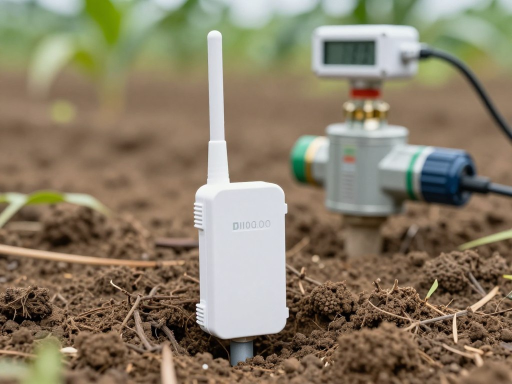 Capteur humidité sol connecté programmateur électrovannes 24V irrigation