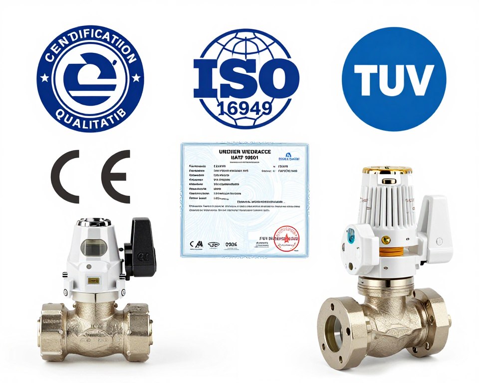 Certifications CE et ISO pour électrovannes d'irrigation