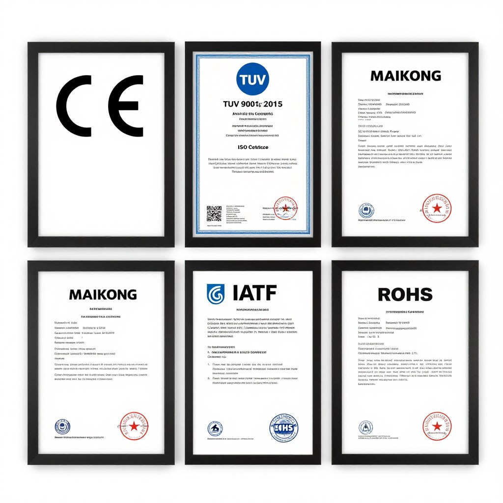 Certificats CE TUV ISO électrovanne MAIKONG