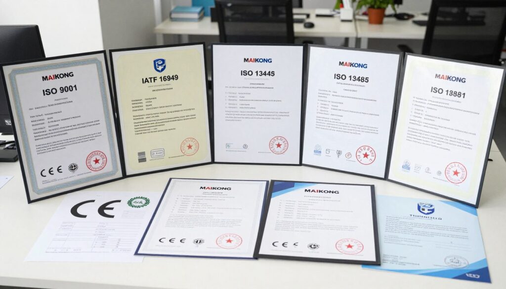 Certificats ISO CE TUV MAIKONG électrovannes Certificats ISO CE TUV MAIKONG électrovannes