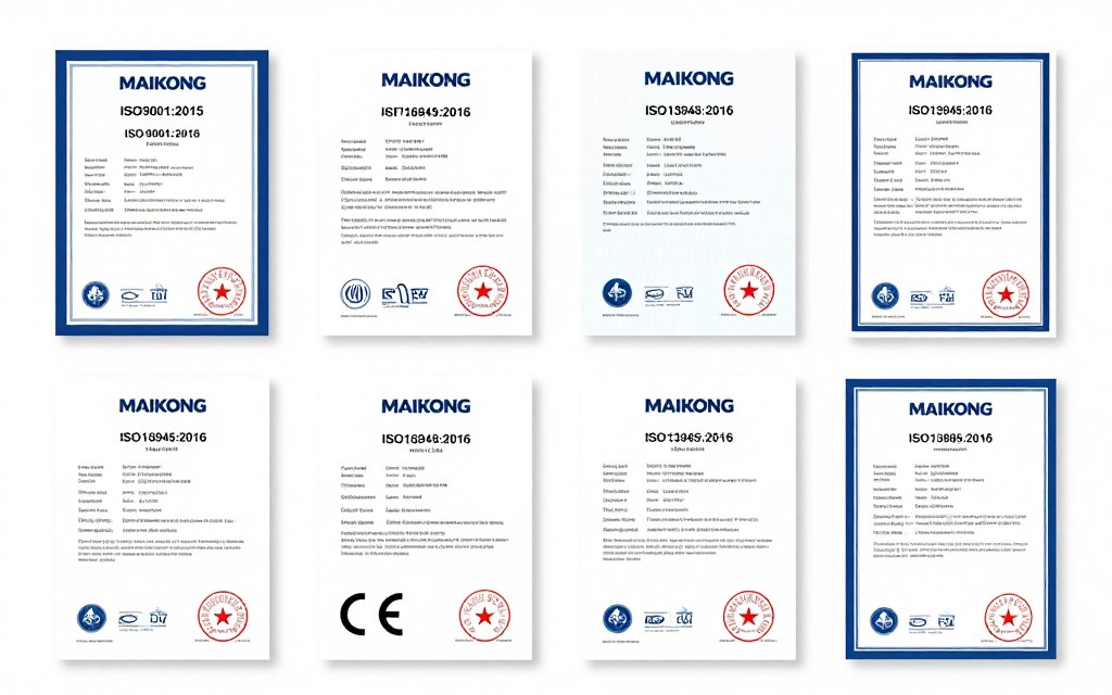Certificats ISO9001, IATF16949, ISO13485, CE et TUV de MAIKONG Certificats ISO9001, IATF16949, ISO13485, CE et TUV de MAIKONG
