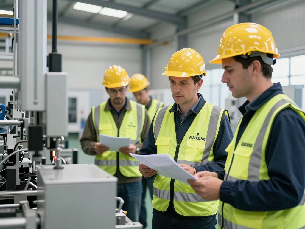 Client européen visite usine MAIKONG production électrovannes