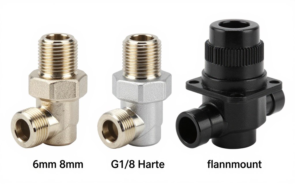 Comparaison types connexions électrovannes canister automobile