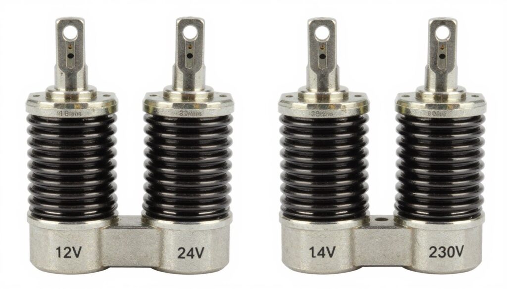 Différentes bobines d'électrovanne 12V 24V 230V