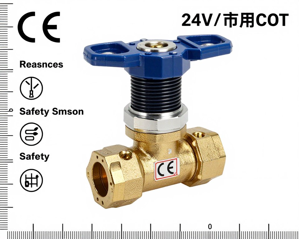 Électrovanne gaz 24V pour chaudière certification CE