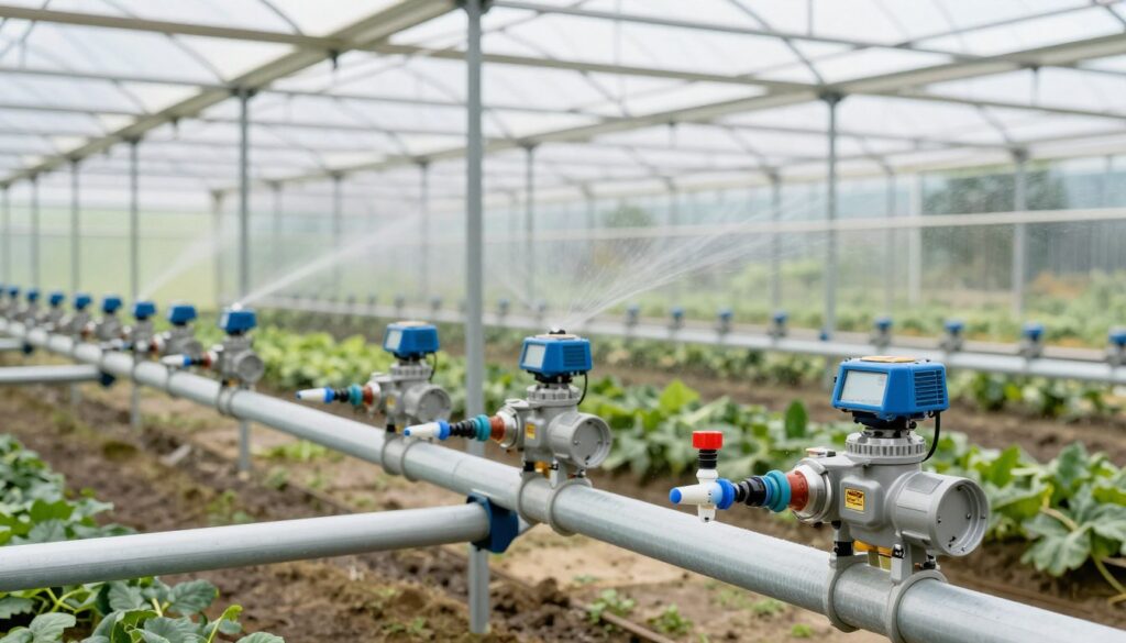 Électrovanne irrigation automatique pour agriculture