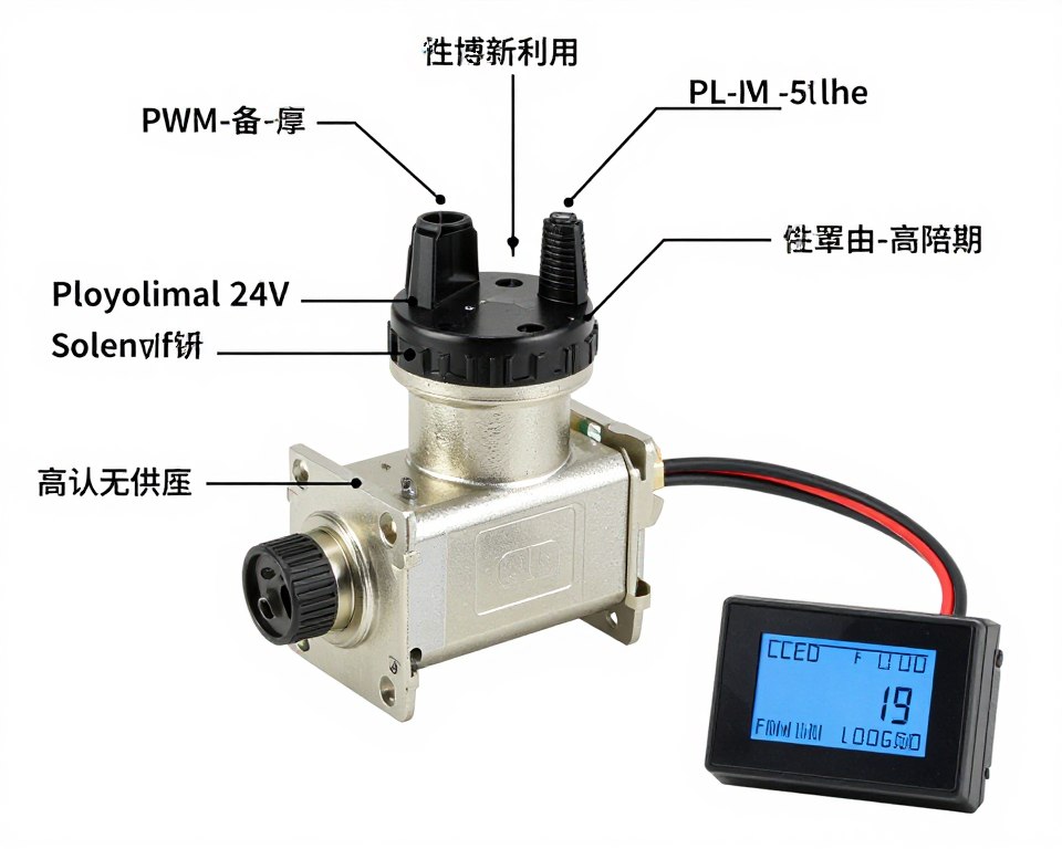 Électrovanne proportionnelle 24V PWM contrôle débit précis irrigation