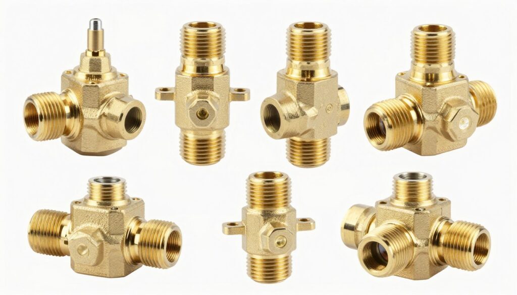 Électrovanne standard MAIKONG 24V en laiton avec différents raccordements