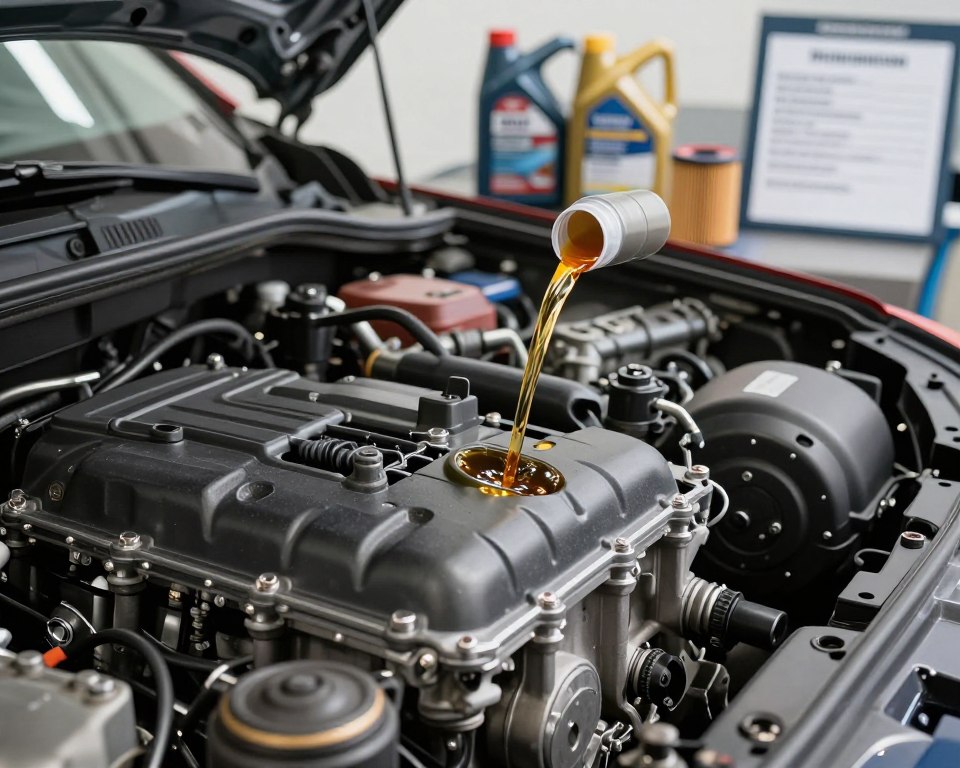 Entretien huile moteur vidange préventive système VVT protection électrovanne déphaseur