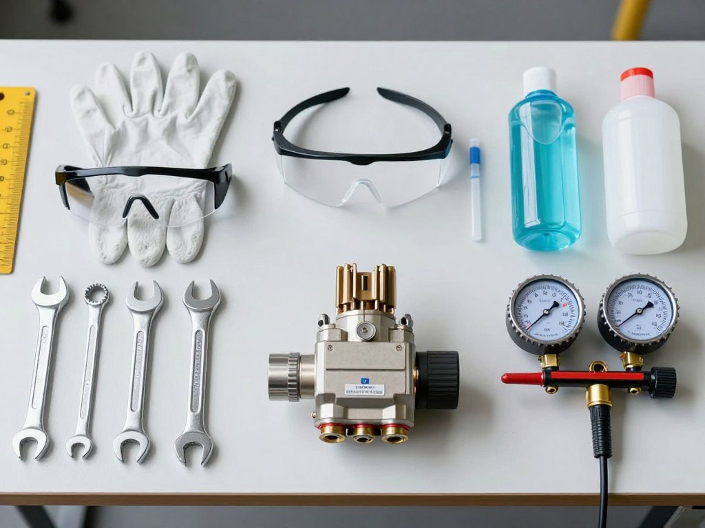 Équipement de sécurité et outils pour démontage électrovanne