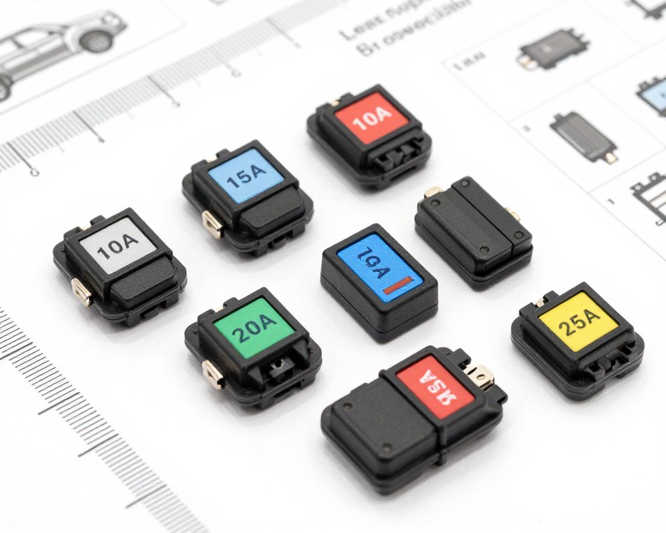 Fusibles mini-lame pour électrovanne turbo différents ampérages