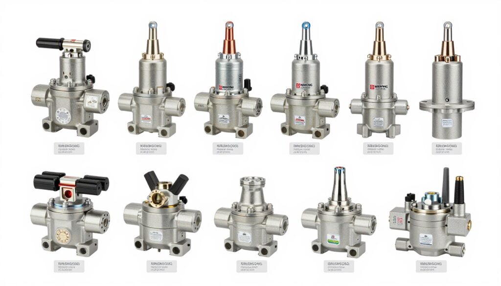 Gamme complète d'électrovannes hydrauliques MAIKONG avec spécifications techniques