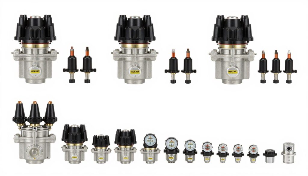 Gamme complète électrovannes MAIKONG transmission automatique disposées par catégorie