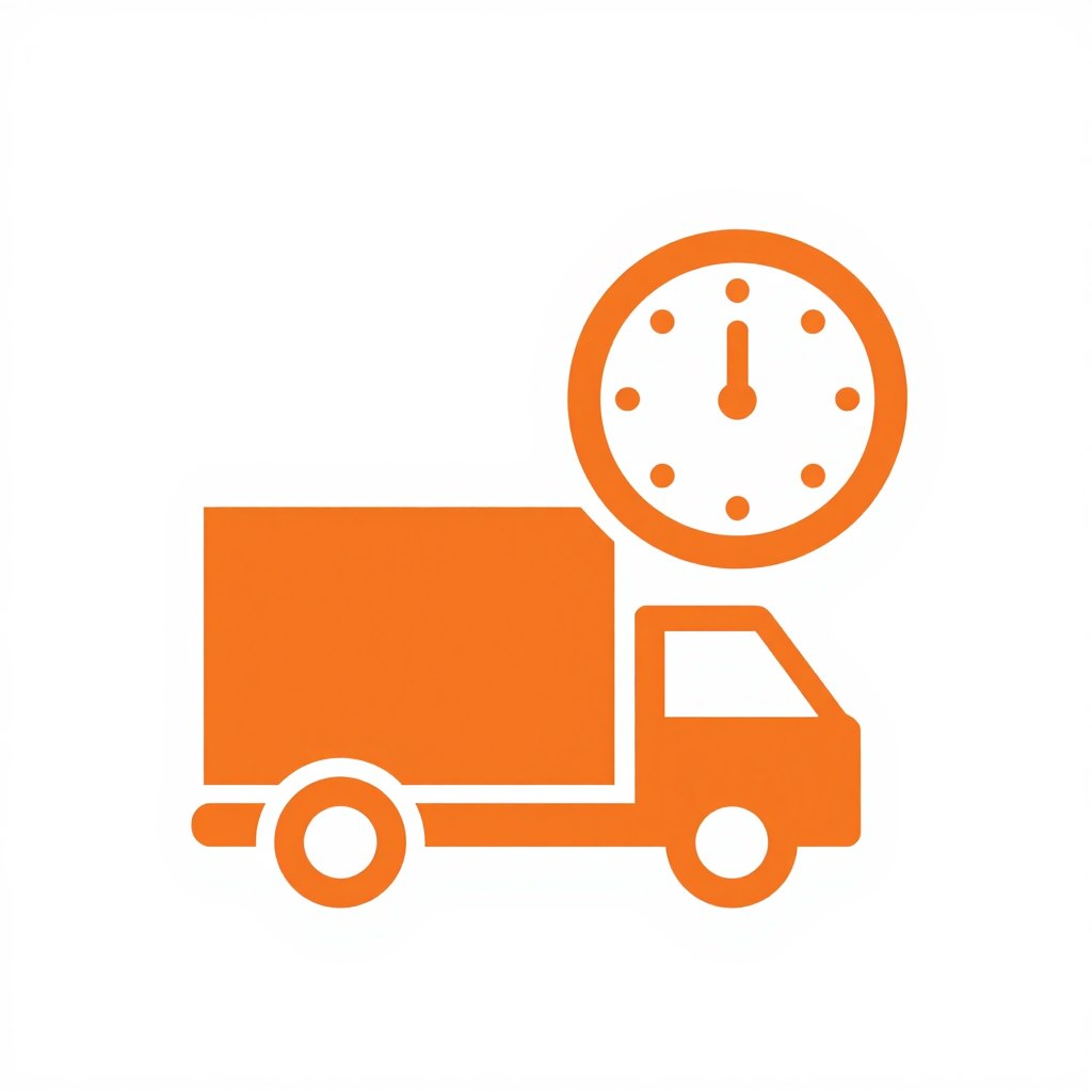 Icône représentant la logistique et livraison rapide