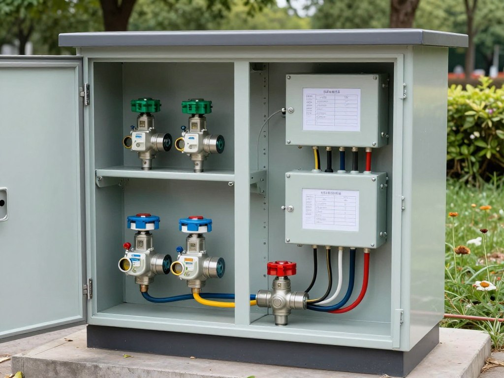 Installation d'électrovannes 220V sur réseau d'arrosage municipal