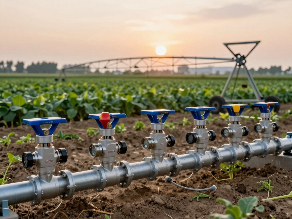 Installation d'électrovannes MAIKONG dans système d'irrigation agricole