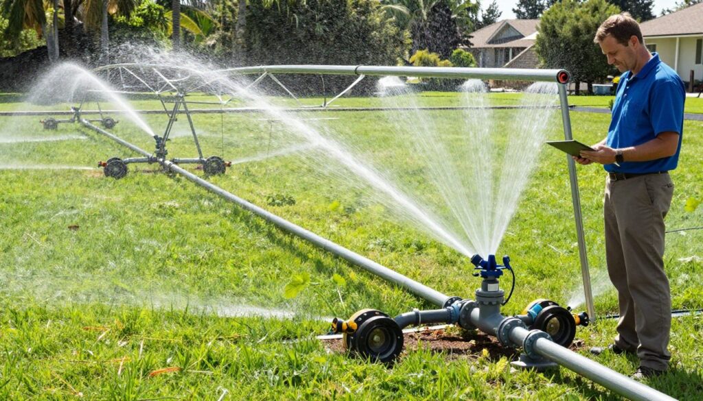 Installation électrovanne 24V réussie système irrigation fonctionnel