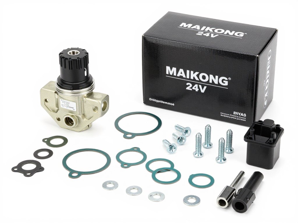 Kit complet électrovanne MAIKONG 24V avec joints, vis et connecteur électrique