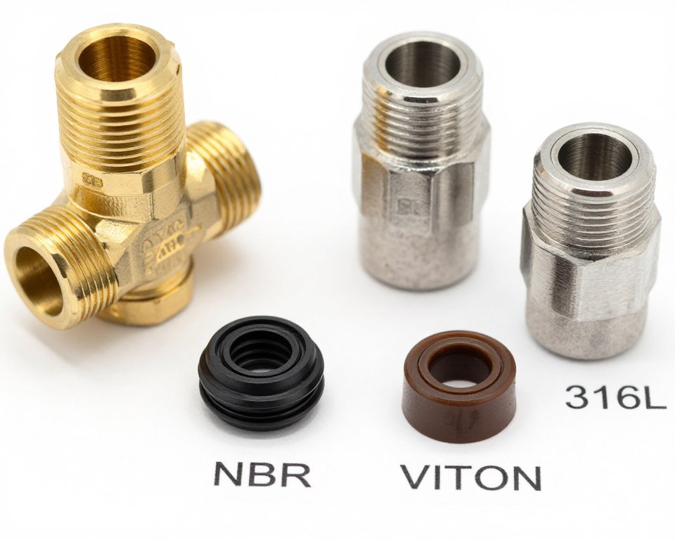 Matériaux électrovanne laiton inox VITON NBR irrigation