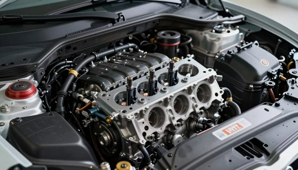 Moteur automobile avec problème ralenti instable électrovanne déphaseur défectueuse diagnostic