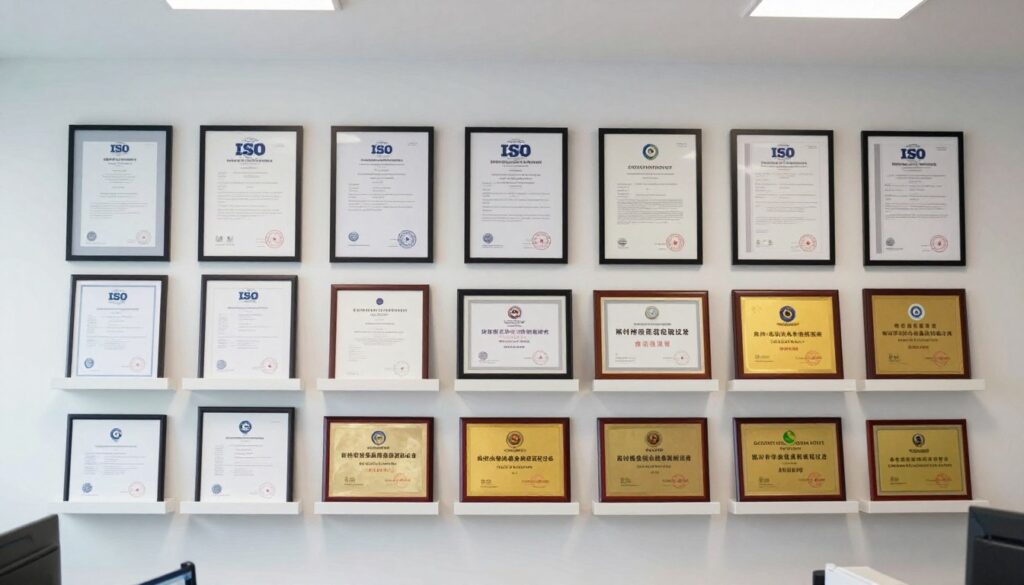 Mur des certifications MAIKONG