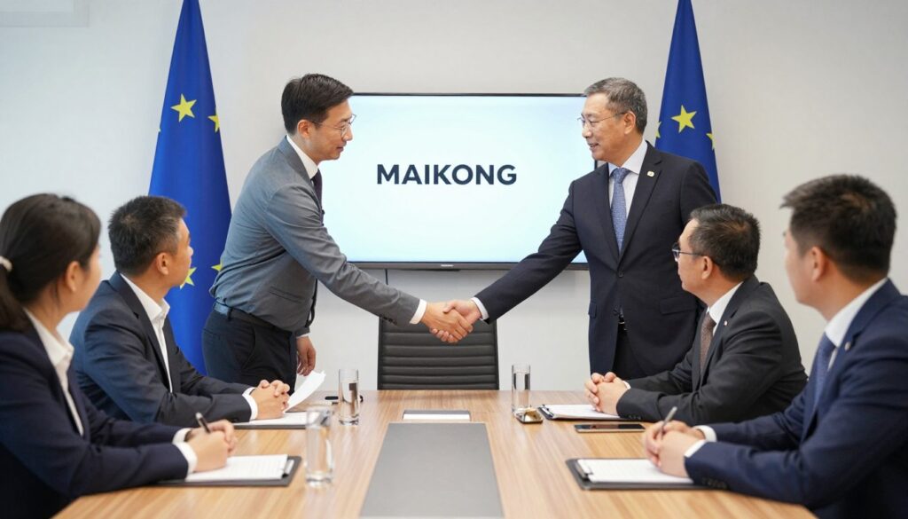 Partenaires distributeurs MAIKONG Europe rencontre commerciale