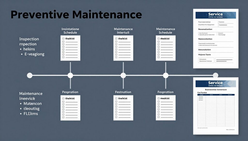 Programme de maintenance préventive illustré