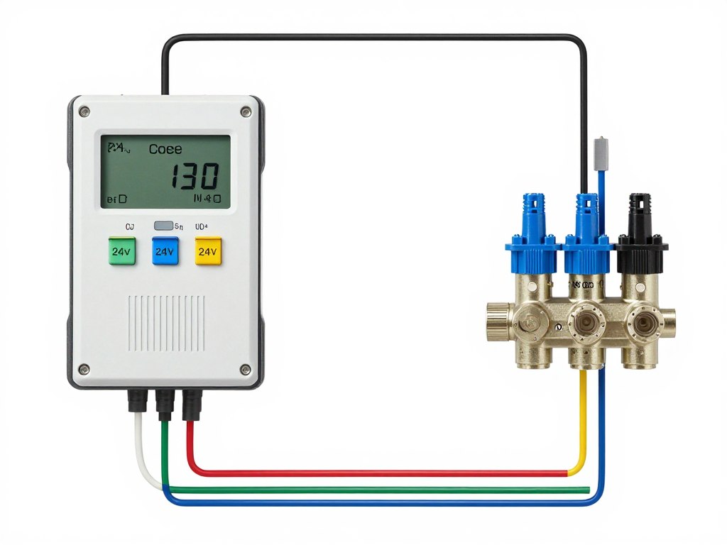 Schéma de câblage électrique pour électrovannes d'irrigation
