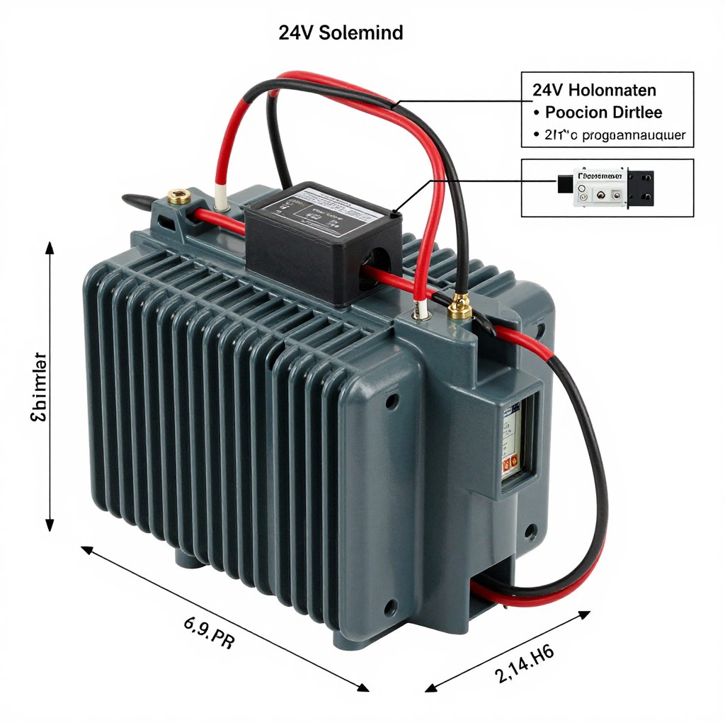 Schéma électrique électrovanne 24V système irrigation