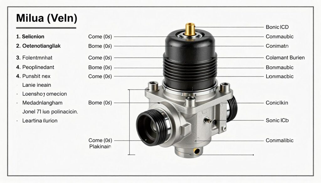 Spécifications techniques électrovanne turbo mesures dimensionnelles
