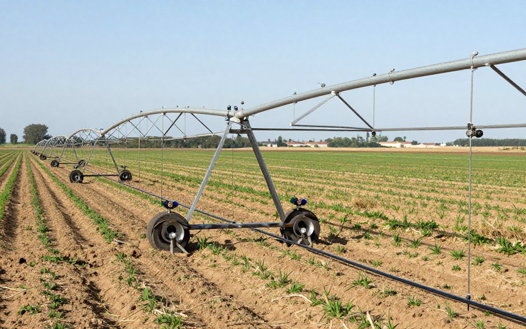 Système d'irrigation agricole automatisé avec électrovannes haute capacité