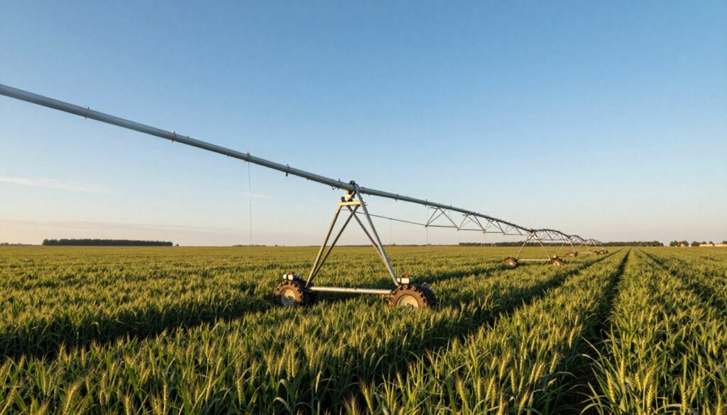 Système d'irrigation automatique en grande culture avec électrovannes 12V