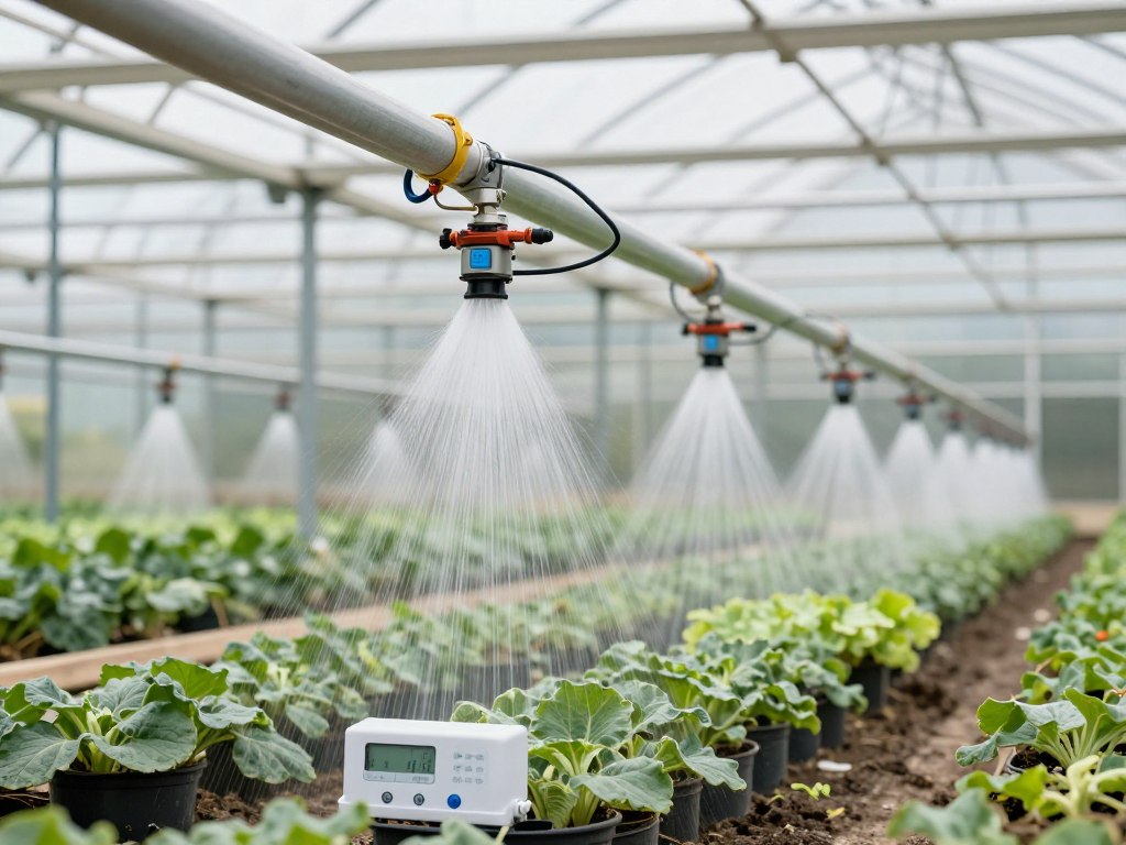 Système d'irrigation automatique en serre horticole