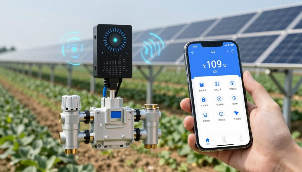 Système d'irrigation intelligent avec électrovannes connectées IoT