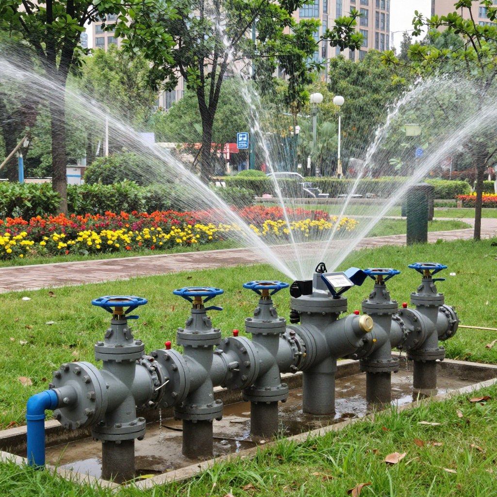 Système d'irrigation pour parc urbain