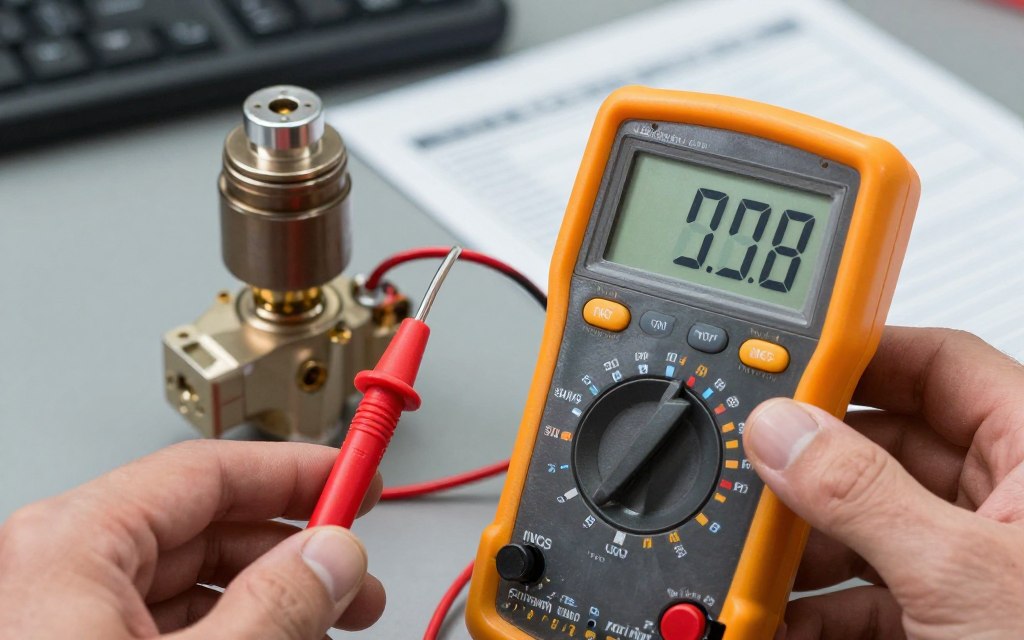 Test multimètre résistance électrovanne déphaseur VVT diagnostic électrique automobile atelier