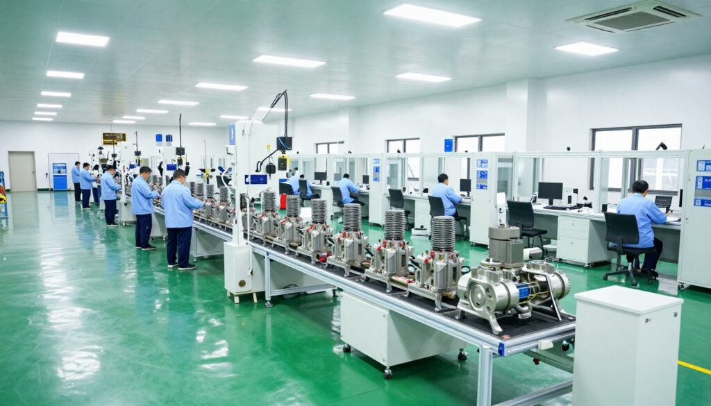 Usine fabrication MAIKONG électrovannes 24V Shenzhen Chine