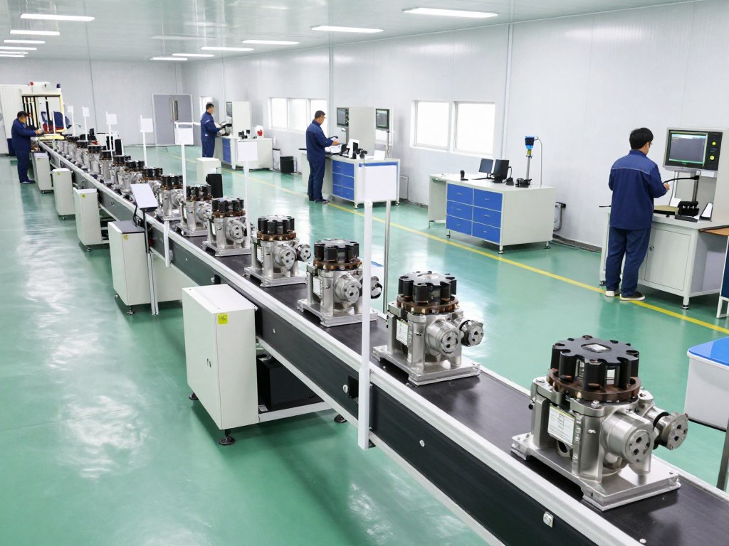 Usine fabrication électrovannes MAIKONG Shenzhen ligne production automatisée certification ISO