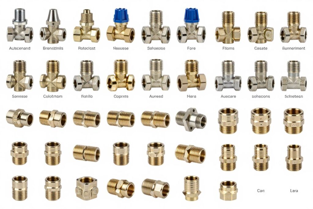 Variété de raccords et connexions pour électrovannes 220V