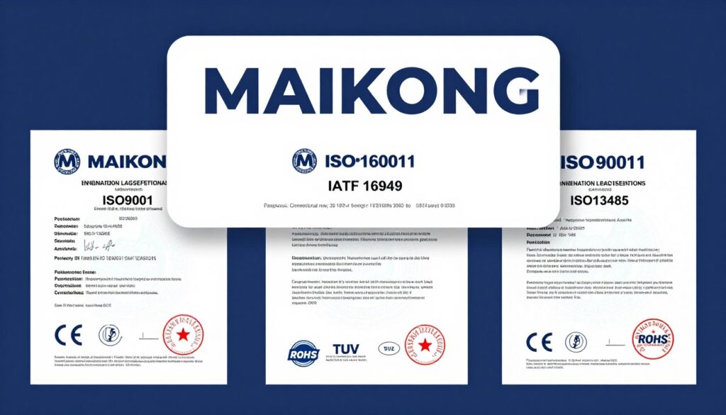 certificats qualité MAIKONG ISO CE TUV conformité internationale certificats qualité MAIKONG ISO CE TUV conformité internationale