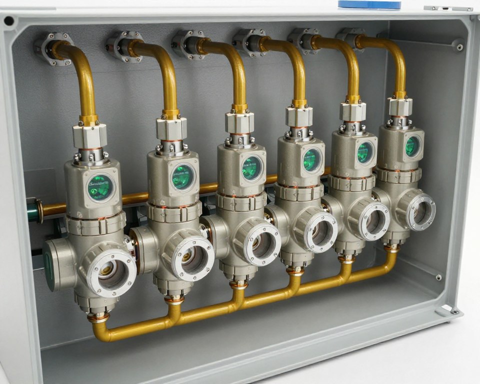 collecteur d'électrovannes en batterie pour système multi-zones