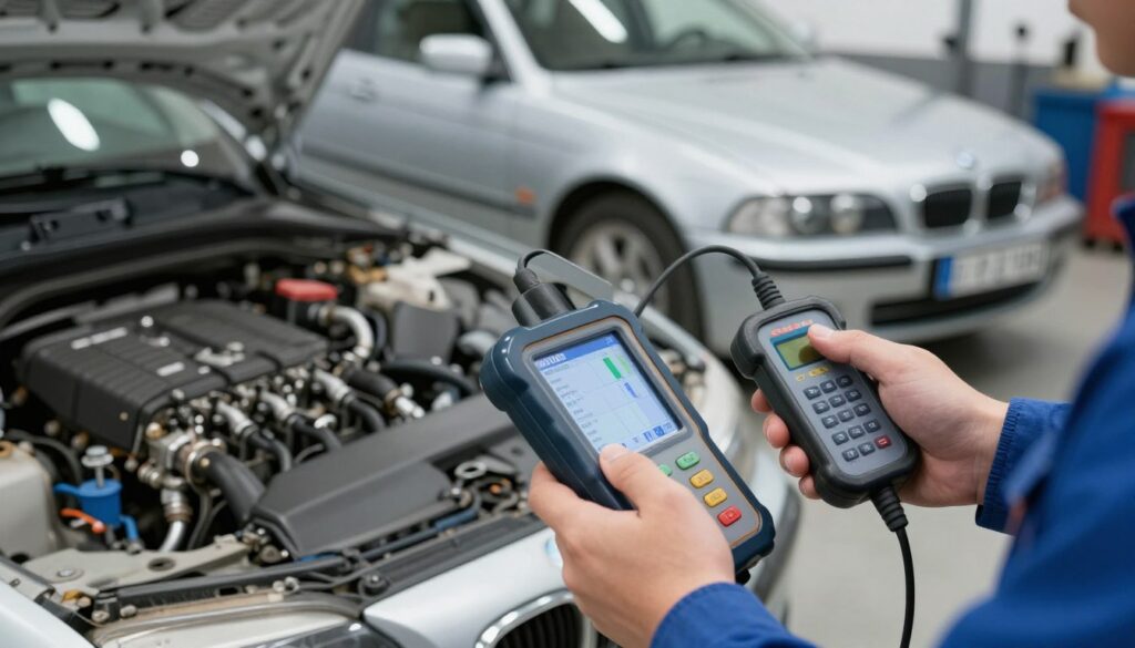 diagnostic électronique bmw 330 électrovanne de commande