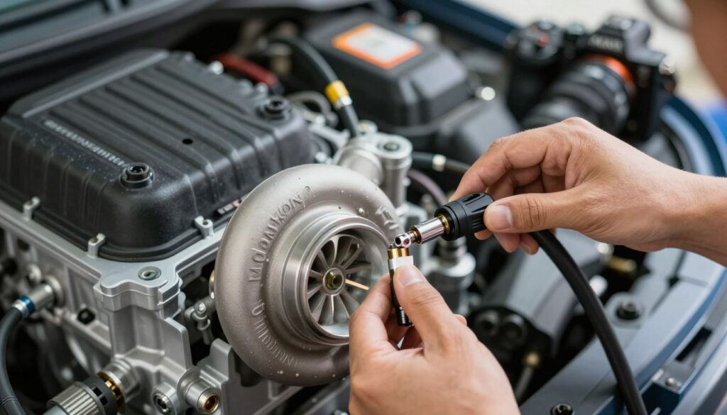 installation électrovanne turbo MAIKONG sur moteur HDI étape par étape