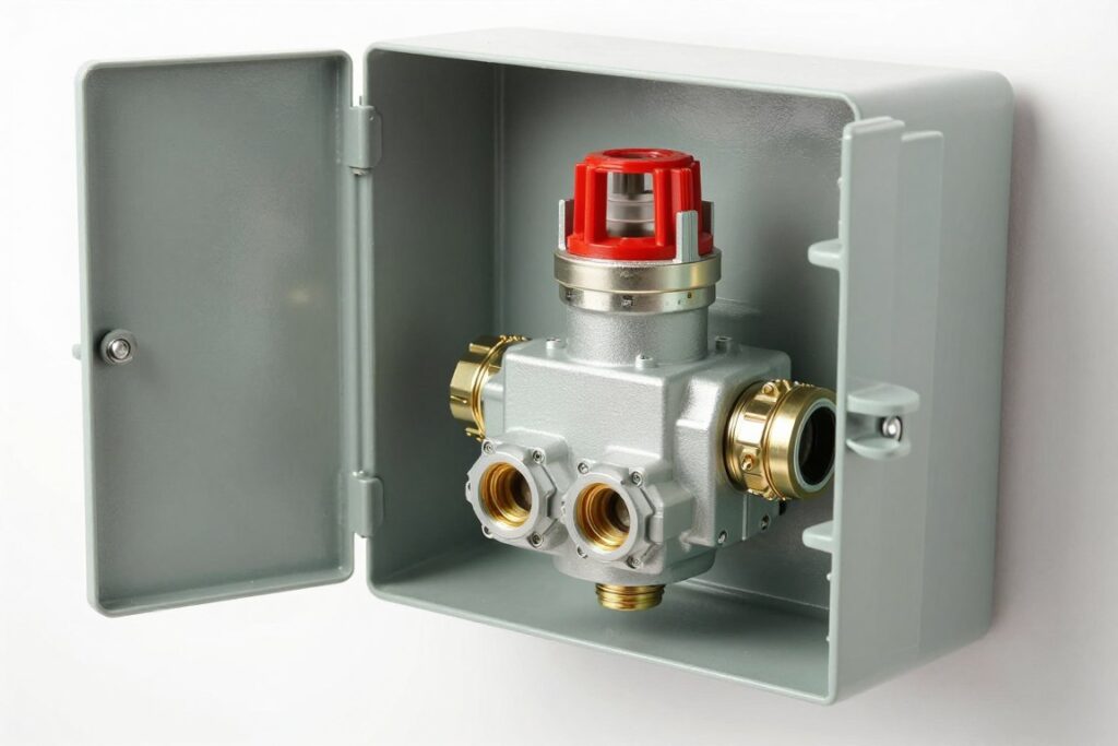 raccordement électrique électrovanne boîtier étanche IP65 raccordement électrique électrovanne boîtier étanche IP65