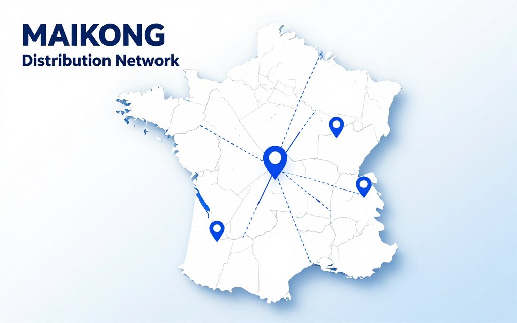 réseau distribution MAIKONG carte France