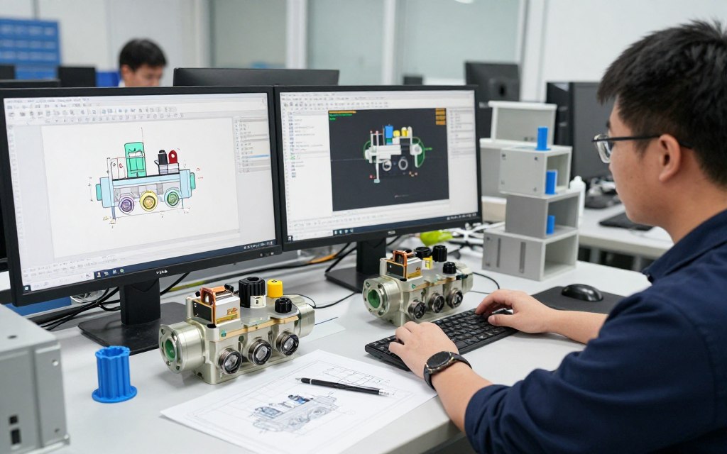 service OEM personnalisation électrovannes pneumatiques MAIKONG